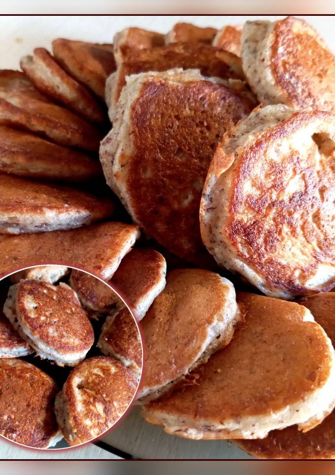 Панкейки на йогурті і кислому молоці з мигдалевим борошном 🥞