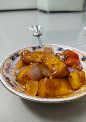 A picture of Chilli Paneer.