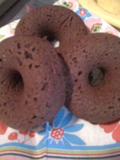 A picture of Easily Made with a Microwave!! Microwave Doughnuts.