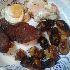 A picture of Banana breakfast.