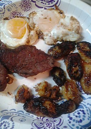 A picture of Banana breakfast.