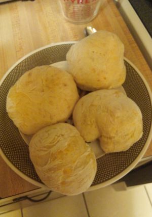 A picture of Yeast Cheddar Biscuits.