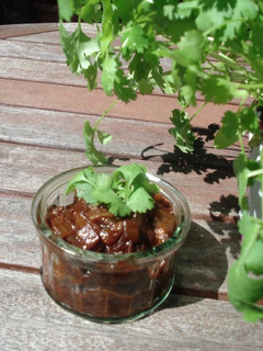 A picture of Onion Chutney.