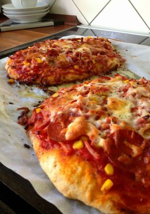 A picture of Quick and Easy Pizza.