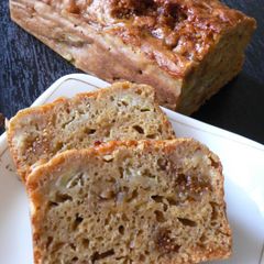 A picture of Dense Caramel Banana Bread.