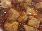 A picture of mapo tofu sauce