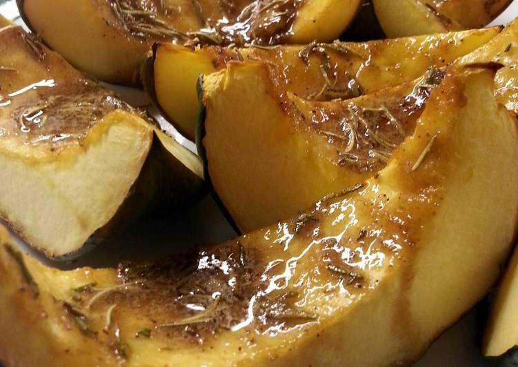 Recipe of Favorite Ree Drummond&#39;s Sweet Roasted Rosemary Acorn Squash Wedges