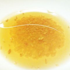 A picture of Homemade Garlic Sesame Oil.
