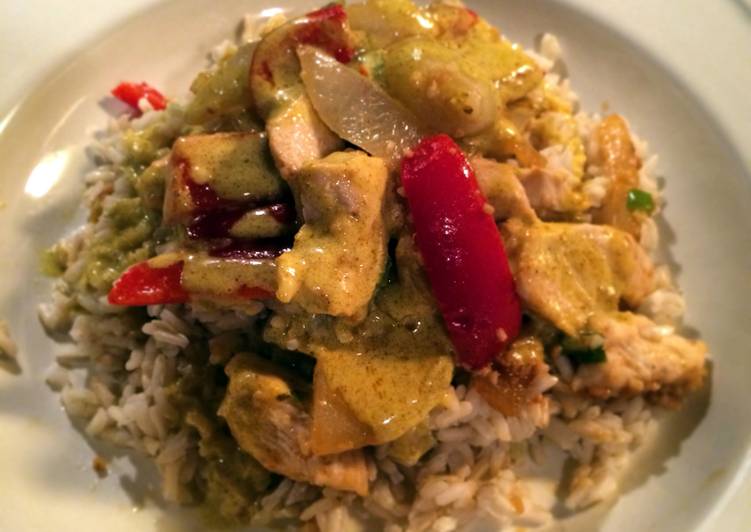 Easiest Way to Prepare Homemade Coconut Chicken Curry