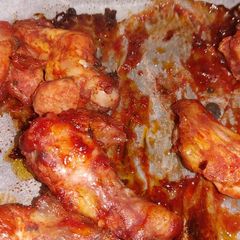 A picture of My style chicken wings.