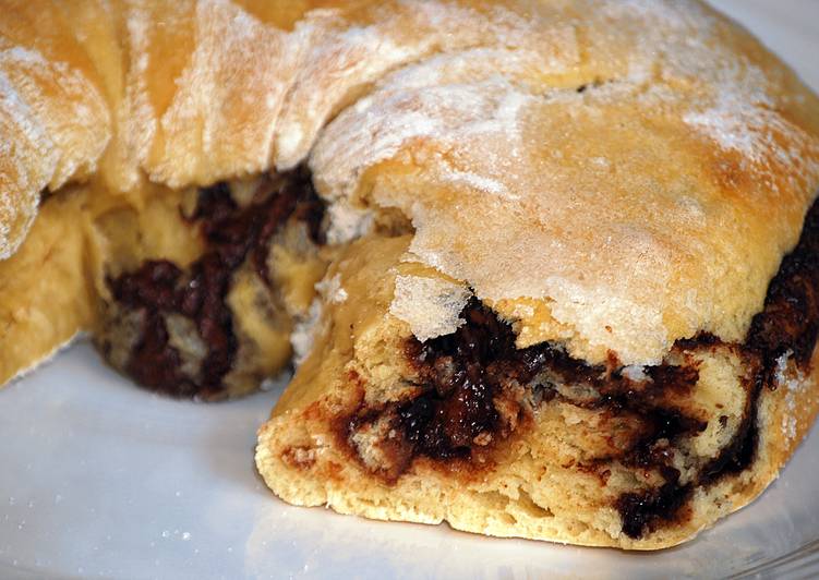 Recipe of Homemade Mocha Hazelnut Roll