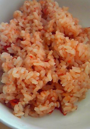 A picture of Easy in a Rice Cooker! Tomato Rice.