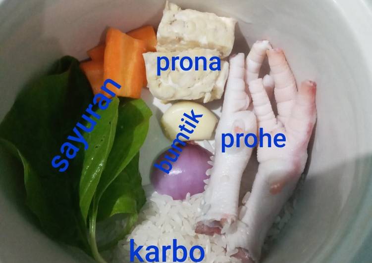 Easiest Way to Prepare Delicious BurTim ceker bayam umur 6+ keatas