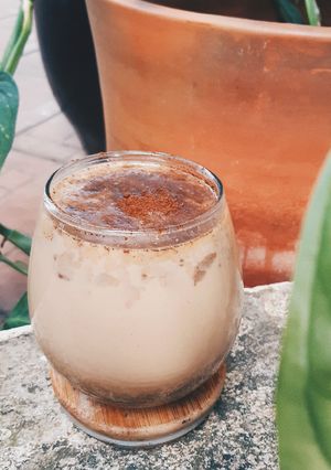 Foto resep Es Kopi susu gula aren coklat