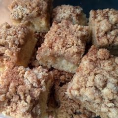A picture of Martha Stewart's Crumb Cake.