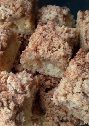 A picture of Martha Stewart's Crumb Cake.