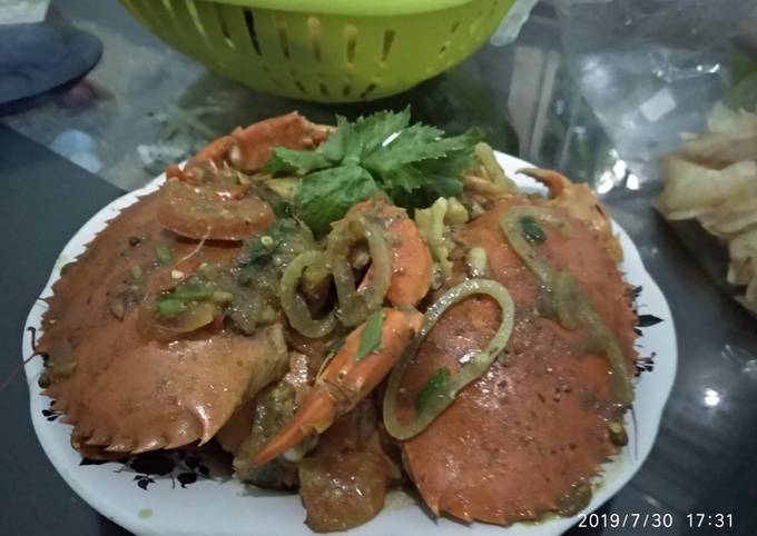 Kepiting Saos Tiram Pedas Rica-Rica