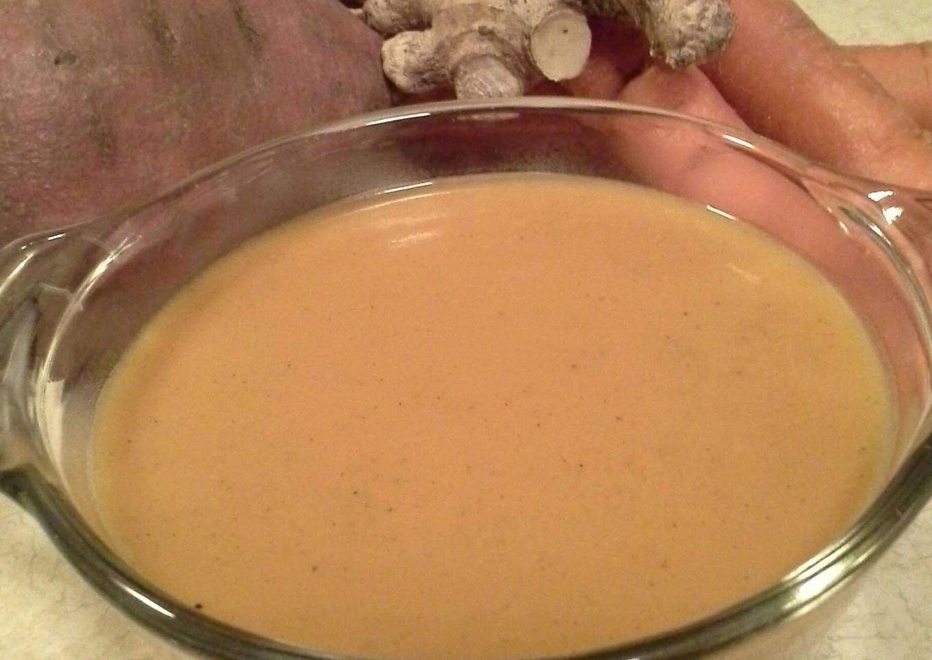 Sweet potato and carrot soup