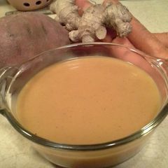 A picture of Sweet Potato and Carrot Soup.