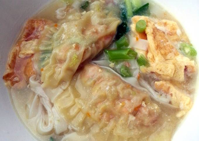 Recipe of Super Quick Homemade Dumpling Noodle Soup