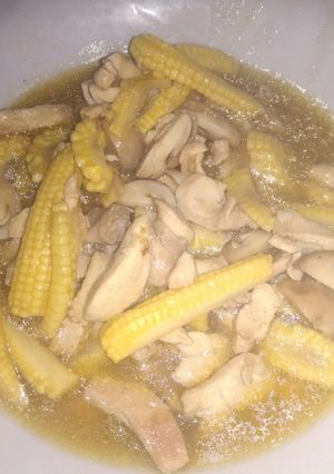 Foto resep Cah jamur ayam