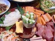 A picture of tofu and crab