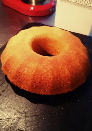 A picture of Classic sponge cake with a cinnamon twist.