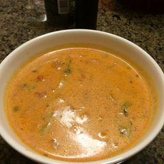 A picture of Tomato Basil Soup.