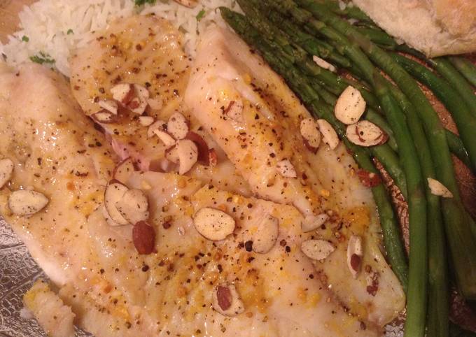 Baked Tilapia in a Brown Butter Sauce
