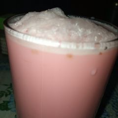 Rooh Afza shake A picture of Rooh Afza shake.
