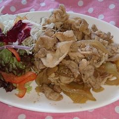 A picture of My Family's Ginger Pork Stir-Fry.