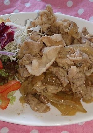 A picture of My Family's Ginger Pork Stir-Fry.