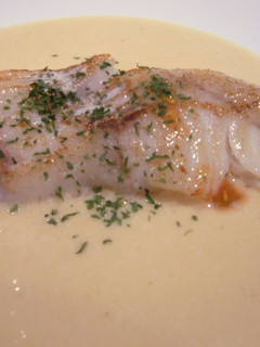A picture of Sautéed White Fish (Cod) with Miso Sauce.