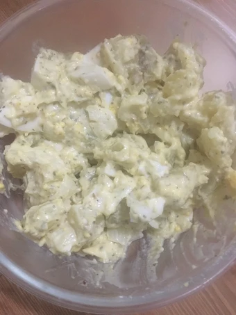 Cara Mudah Membikin Resep  Simple potato salad yang Bisa Manjain Lidah, Menggugah Selera