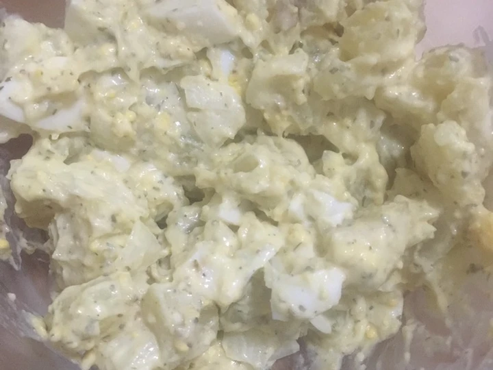 Cara Mudah Membikin Resep  Simple potato salad yang Bisa Manjain Lidah, Menggugah Selera