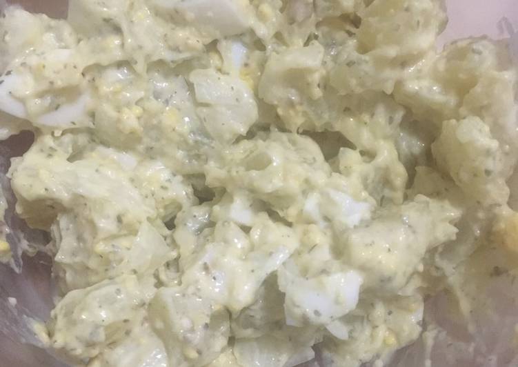 Resep Simple potato salad Super Lezat