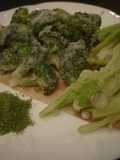 Broccoli Tempura with Matcha Salt