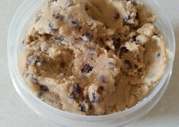 Steps to Prepare Homemade Chocolate Chip Cookie Dough Dip