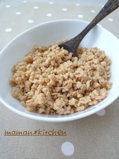 A picture of Sweet and Spicy Chicken Soboro.