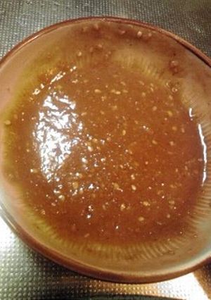 A picture of Sesame and Miso Tonkatsu Sauce.