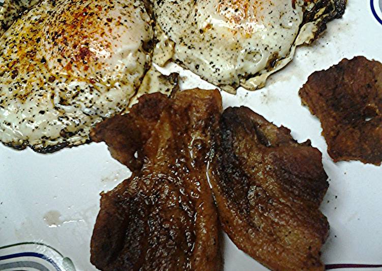 Easiest Way to Make Perfect Pork belly and eggs