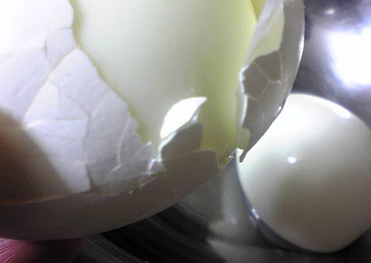 Recipe of Perfect 3-Minute Hard Boiled Eggs in a Frying Pan