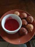 Conch fritters.