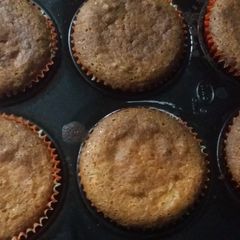 A picture of Peruvian corn (choclo) muffins.