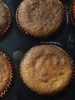 A picture of Peruvian corn (choclo) muffins.