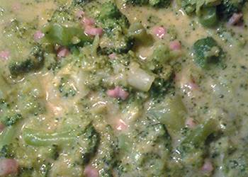 Unique Recipe creamy cheese broccoli and ham Home Style