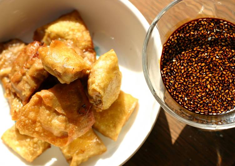 Recipe of Favorite Sophie&#39;s deep fried wontons and dipping sauce