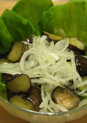 A picture of Garlicy Eggplant Salad.