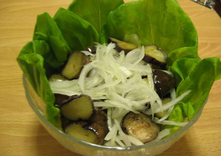 Garlicy Eggplant Salad