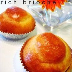 A picture of Brioche Bread with Butter & Egg Yolk.